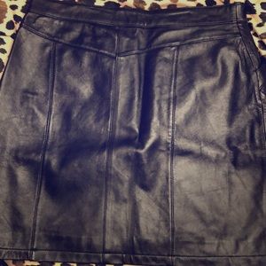 Leather Skirt
